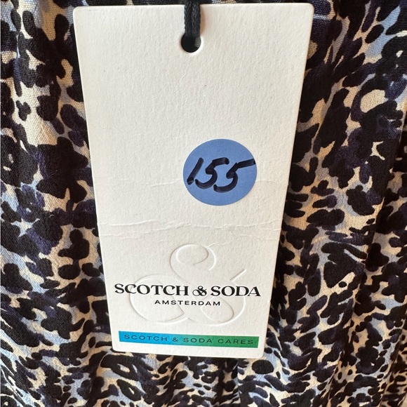 Scotch & Soda Black Asymmetric Tiered Skirt NWT Size Medium - Picture 5 of 7